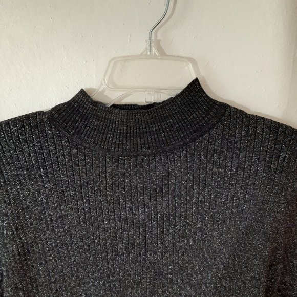 Maddie steel black glittery top high neck size XL - Picture 5 of 5